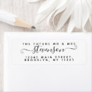 Search for future mr and mrs return address labels Simple