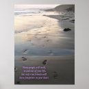 Search for footprints in the sand art Waves