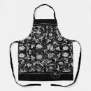 Search for white damask aprons Elegant
