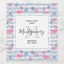 Search for flamingo wine labels Pink flamingos