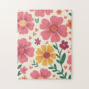 Search for vintage botanical illustration puzzles Floral pattern