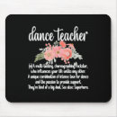 Search for dance teachers mousepads Danceparty