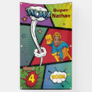 Search for kids birthday banners Super hero