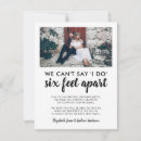 Search for change of plans wedding invitations Social distancing