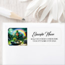 Search for leprechauns return address labels Irish