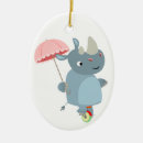 Search for rhino christmas tree decorations Cartoon