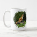 Search for fox in the woods mugs Nature