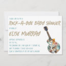 Search for rock a bye baby shower invitations Rock and roll