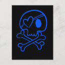 Search for skull illustration postcards Pirate