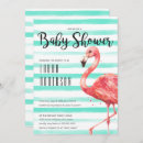 Search for watercolor flamingo baby shower invitations Summer