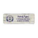 Search for rustic anchor return address labels Beach