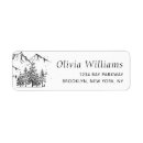 Search for hand drawn return address labels Watercolor