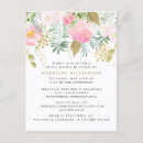 Search for blush and gold bridal shower invitations Flowers