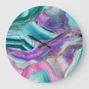 Search for gold and teal clocks Marble