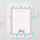 Search for diamond baby shower invitations Pretty