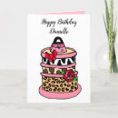 Search for leopard print birthday cards Pink