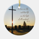 Search for cross christmas tree decorations Bible verse