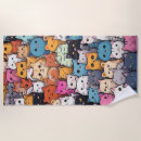 Search for cat beach towels Whimsical