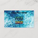 Search for ocean waves business cards Logo