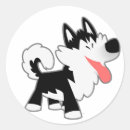 Search for huskies stickers Black and white