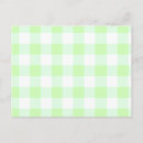 Search for green gingham postcards Traditional