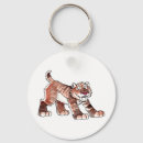 Search for extinct animal key rings Smilodon