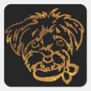 Search for yorkie poos stickers Holiday yorkie poo