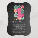 Search for chalkboard 1st birthday invitations Party