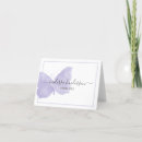 Search for purple butterfly thank you cards Watercolor