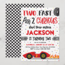 Search for two fast birthday invitations Racing