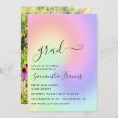 Search for rainbow graduation invitations Typography