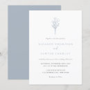 Search for blue winter wedding invitations Botanical