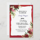 Search for jewel tone birthday invitations Elegant