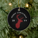 Search for hunting christmas tree decorations Deer head