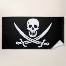 Search for pirate beach towels Jolly roger
