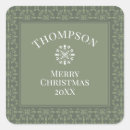 Search for green border stickers Merry christmas