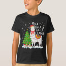 Search for llama christmas tshirts Fa la la