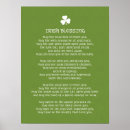 Search for irish blessing posters Green