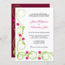 Search for fuchsia wedding invitations Green