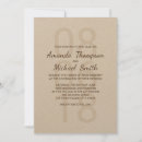 Search for plain brown invitations Rustic