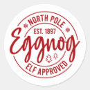 Search for eggnog stickers Festive