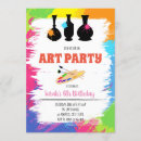 Search for pottery birthday invitations Paint