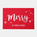 Search for modern christmas doormats Trendy