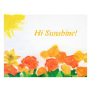 Search for sunshine flower posters Watercolor