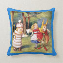 Search for rabbit cushions Through the looking glass