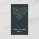 Search for heart shaped business cards Modern