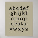 Search for retro alphabet posters Letter