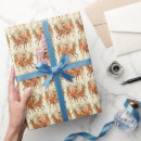 Search for vintage reindeer wrapping paper Sleigh