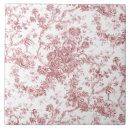 Search for pink floral tiles Toile