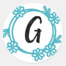 Search for floral monogram stickers Trendy